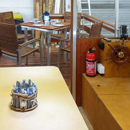 Botel Stunning Ship In Neuruppin With House Sea View